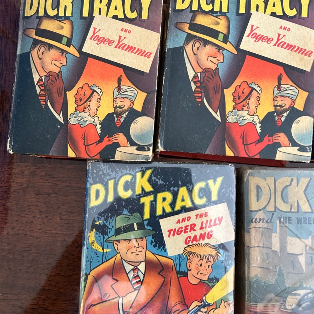 Dick Tracy Vintage Collection better little book circa 1940s lot of five - Picture 6 of 11